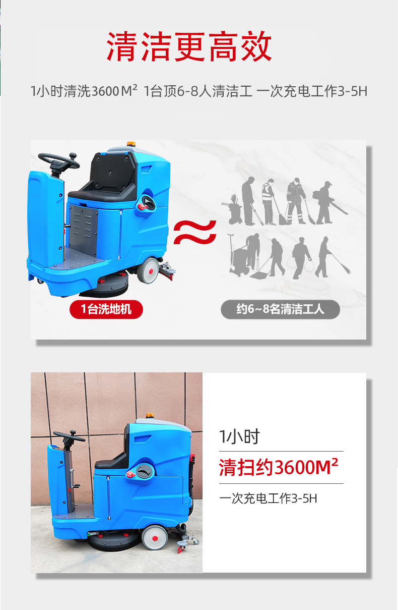 阳泉驾驶式洗地机更适合用在高铁站